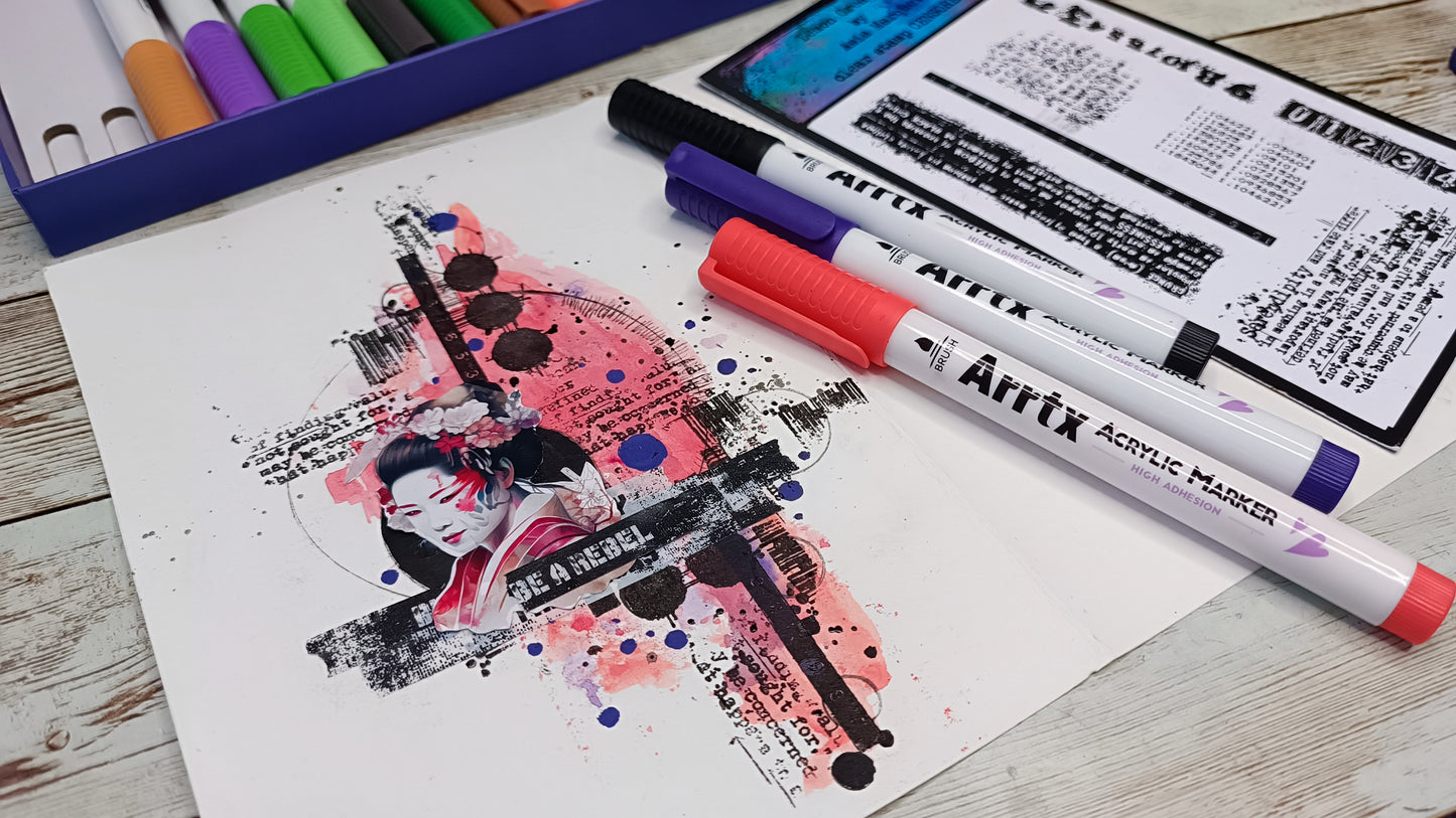 Set of photopolymer stamps- CENSORED