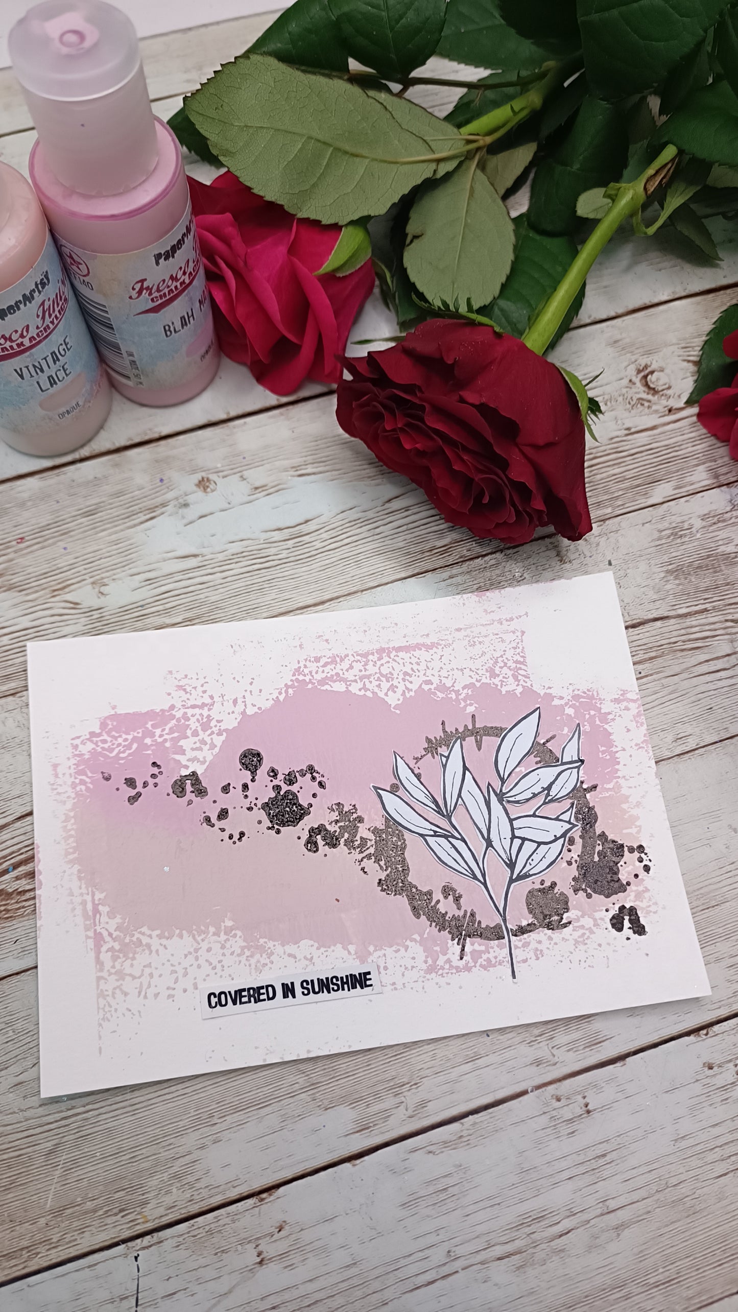 Mixed Media Stencil- RUNNING IN CIRCLES