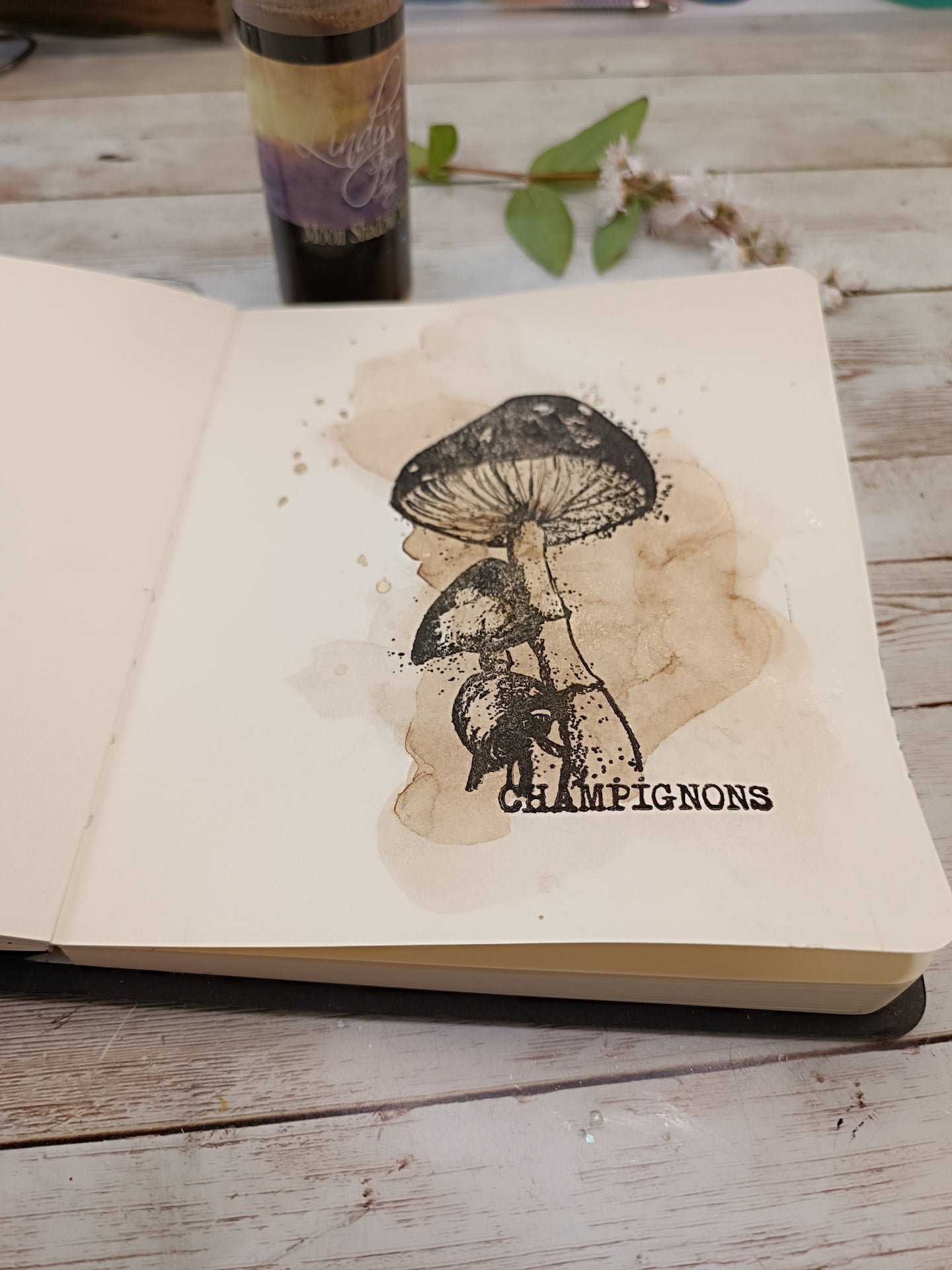 Set of photopolymer stamps- MUSHROOMS