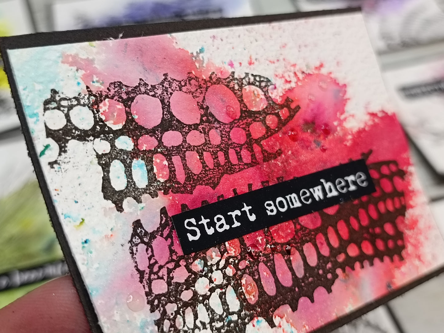 Set of photopolymer stamps- SPINAL