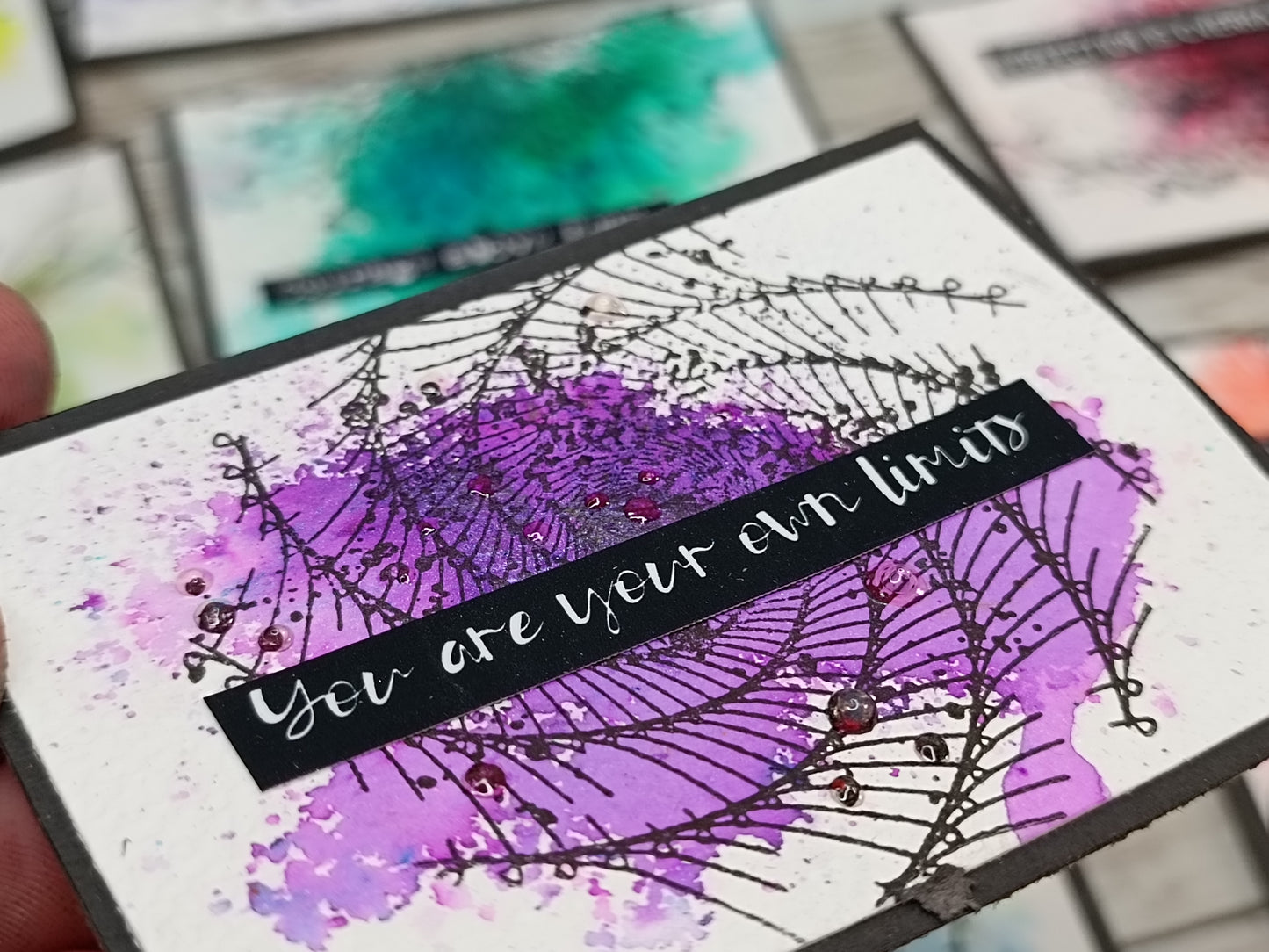 Set of photopolymer stamps- COSMIC MESS