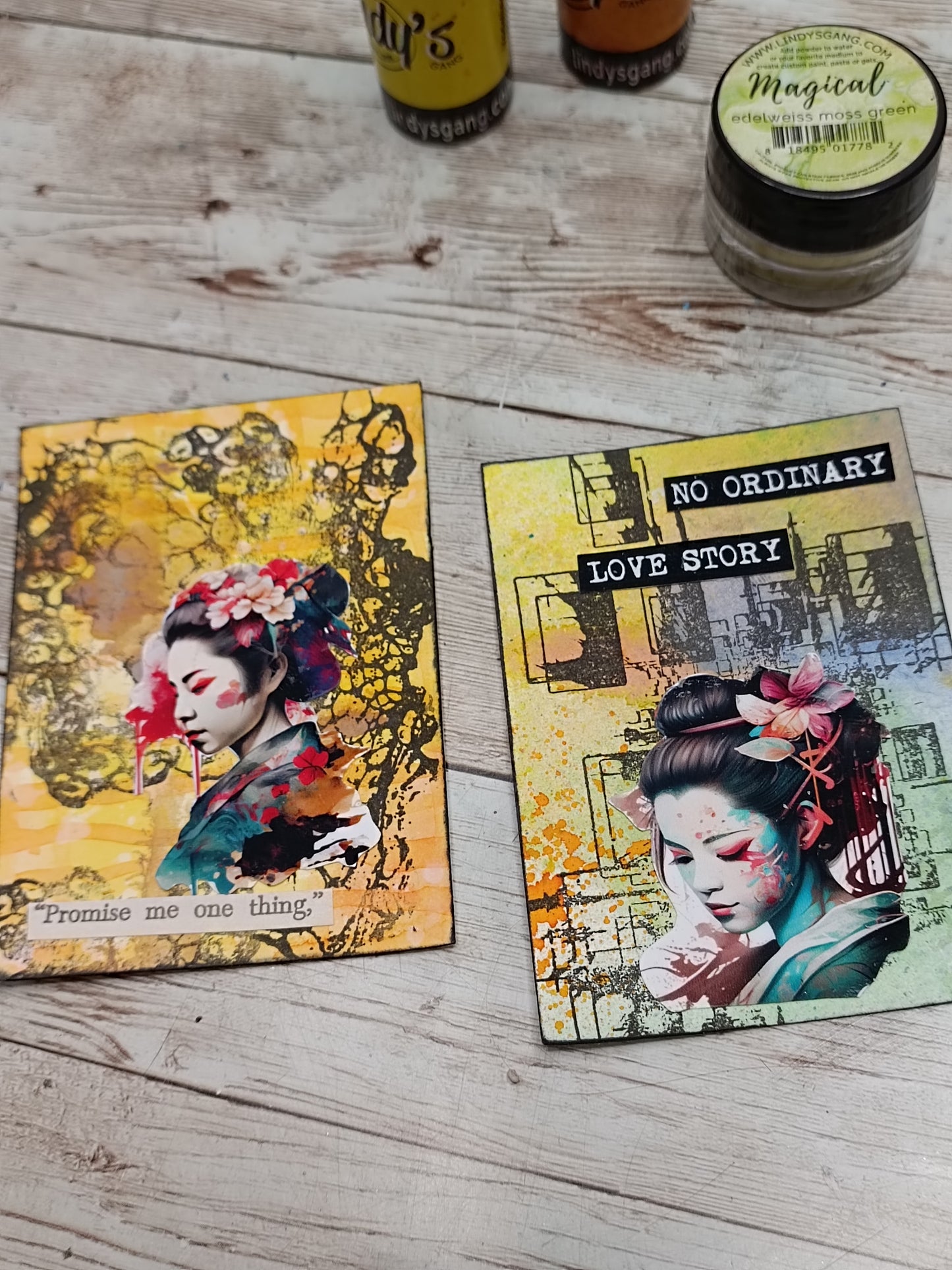 Set of photopolymer stamps- IN THE BACKGROUND