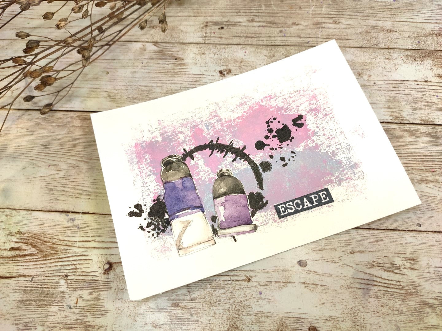 Set of photopolymer  stamps- ROUND & ROUND