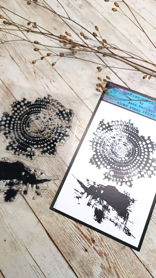 Set of photopolymer stamps- PERFECT MESS