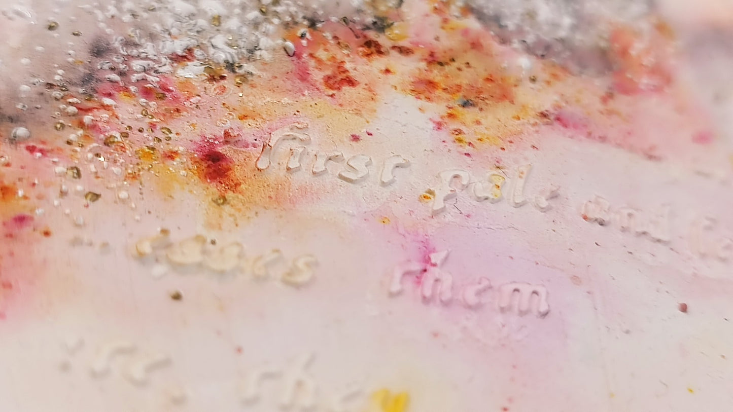 Mixed Media stencil- VINTAGE PAPER TRAIL
