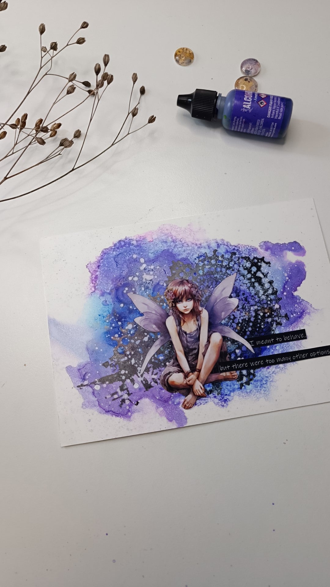 Set of photopolymer stamps- PERFECT MESS