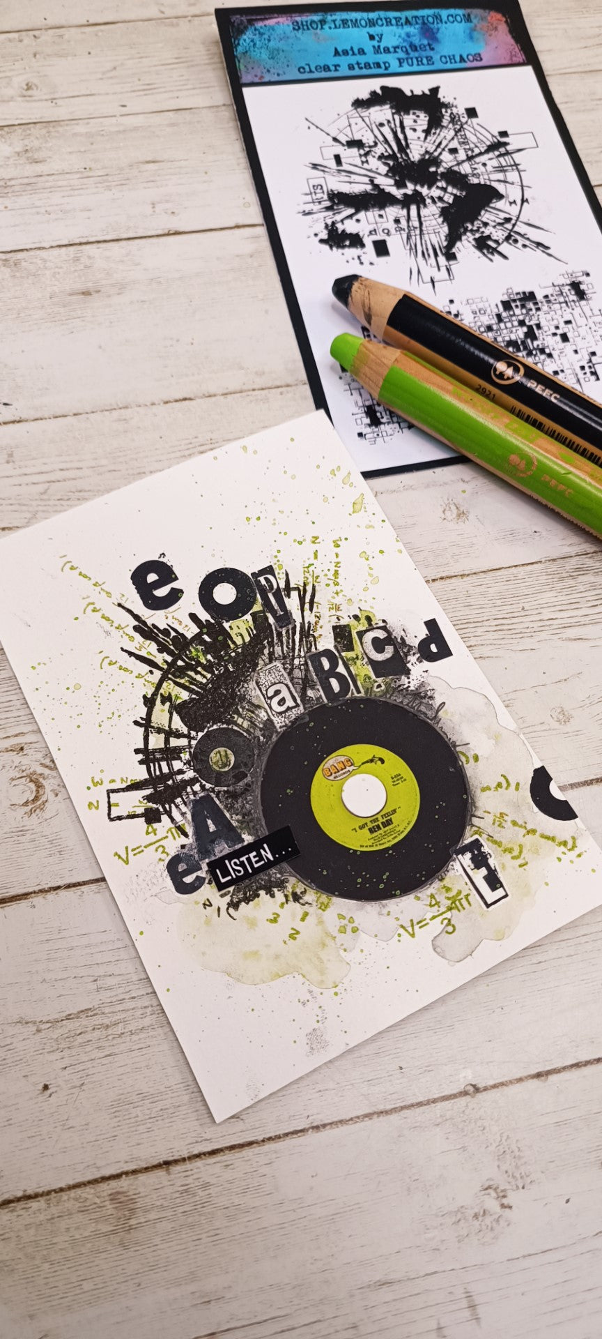 Set of photopolymer stamps- PURE CHAOS