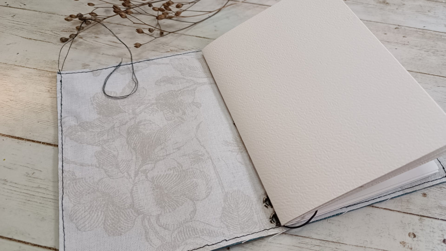Butterfly art journal with watercolor paper