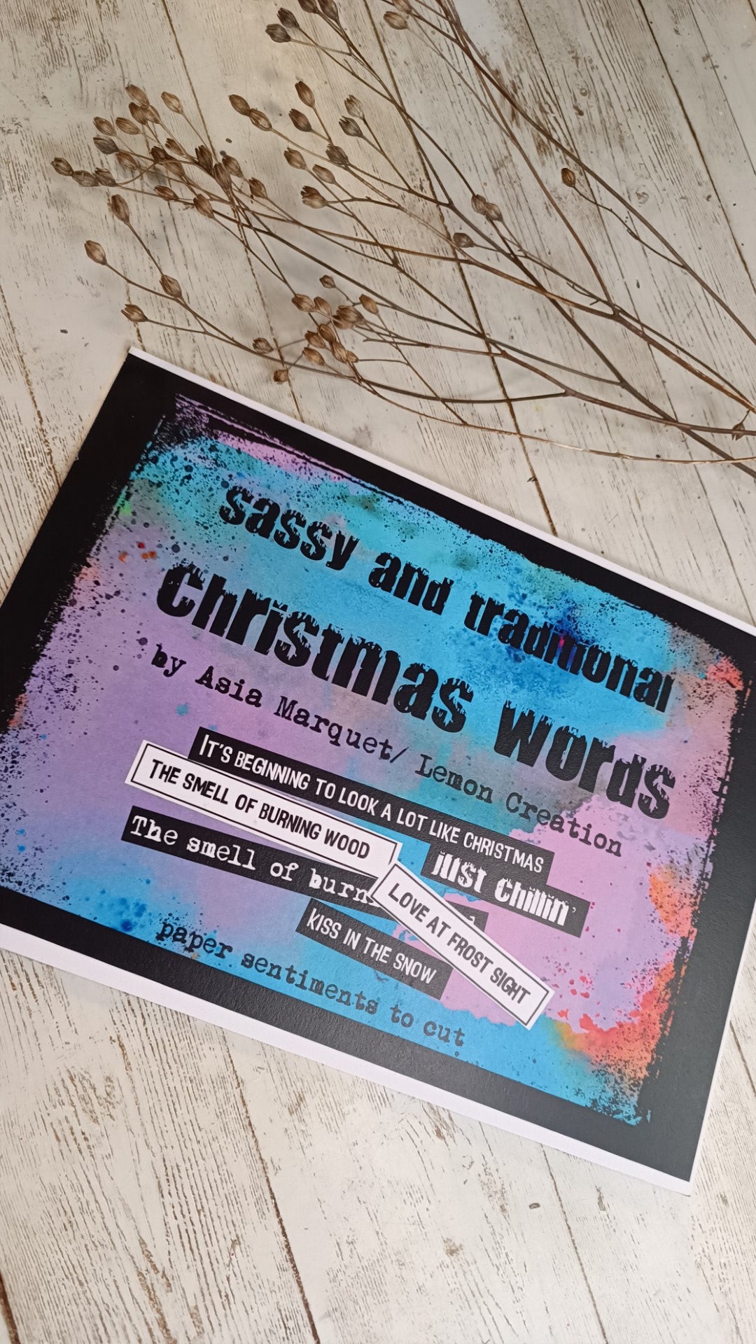 Sassy and traditional Christmas/ Winter Messy Words