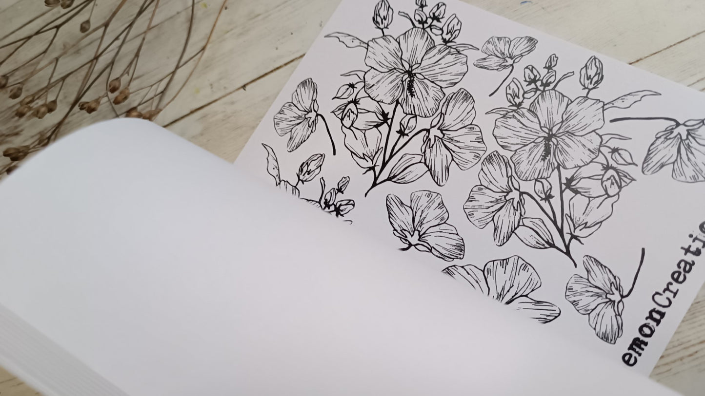 Original Paper Elements- Black & White Garden