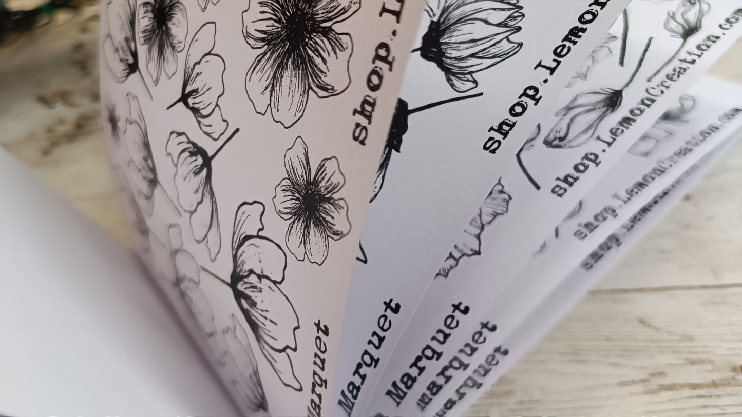 Original Paper Elements- Black & White Garden
