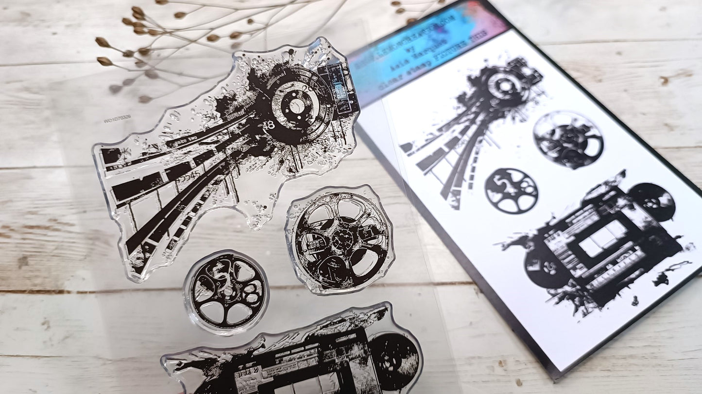 Set of photopolymer stamps- PICTURE THIS