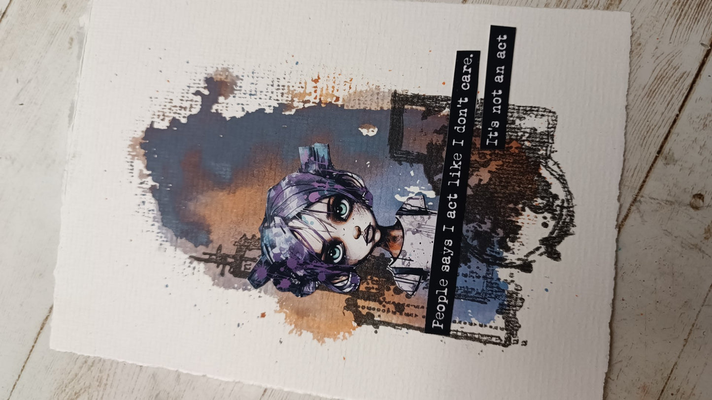 Set of photopolymer stamps- GEOMETRIC GRUNGE