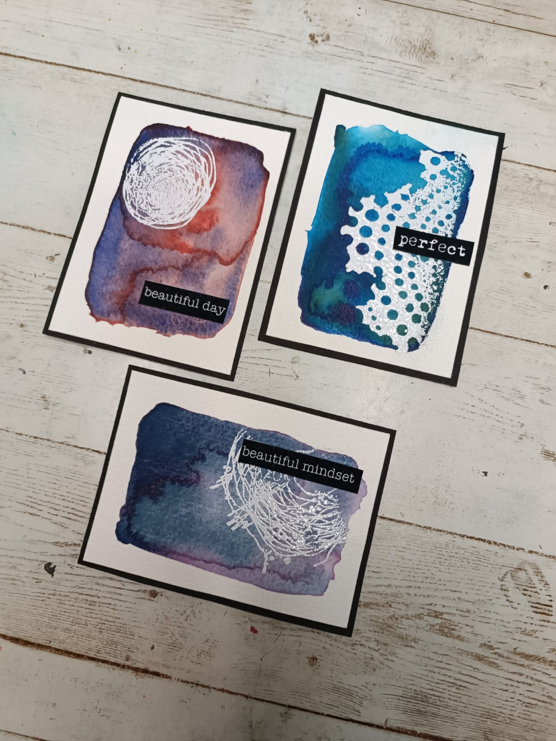 Set of photopolymer stamps- PERFECT MESS