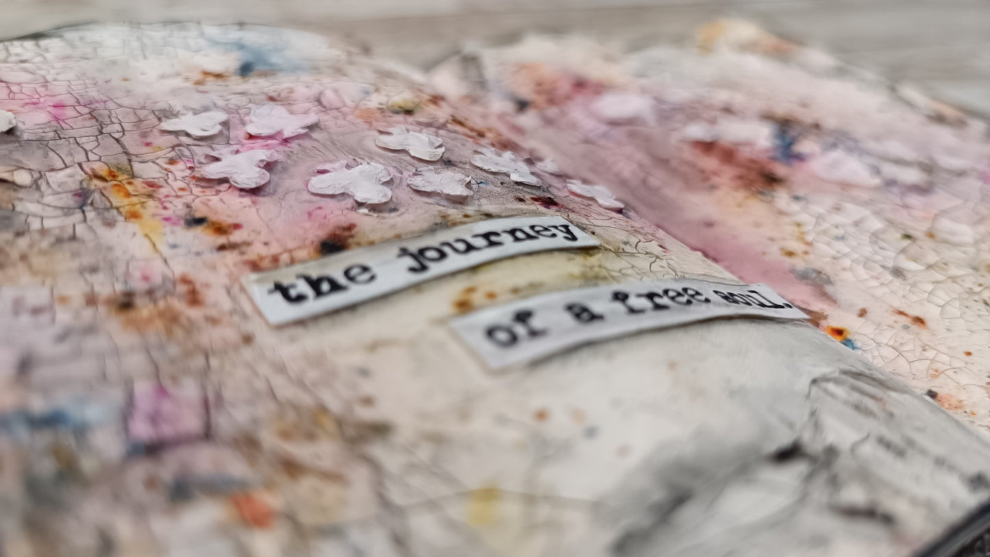 Mixed media stencil- THE BLACK ONES