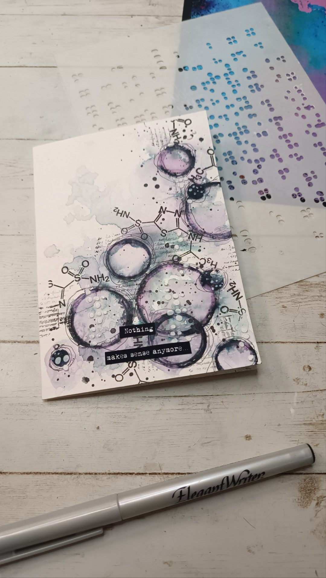 Set of photopolymer stamps- SCIENCE I DON'T GET