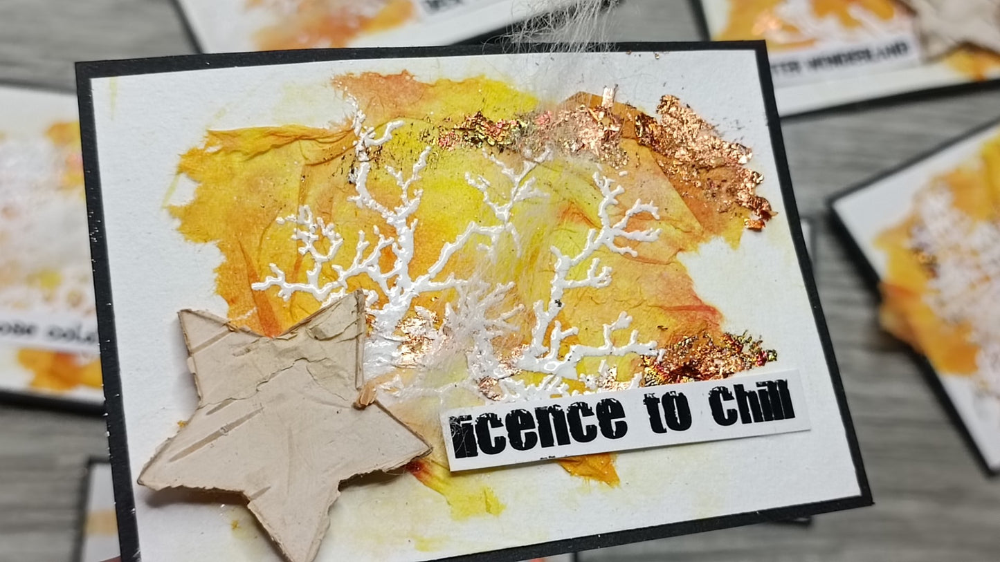 Set of photopolymer stamps-  BEFORE REBIRTH