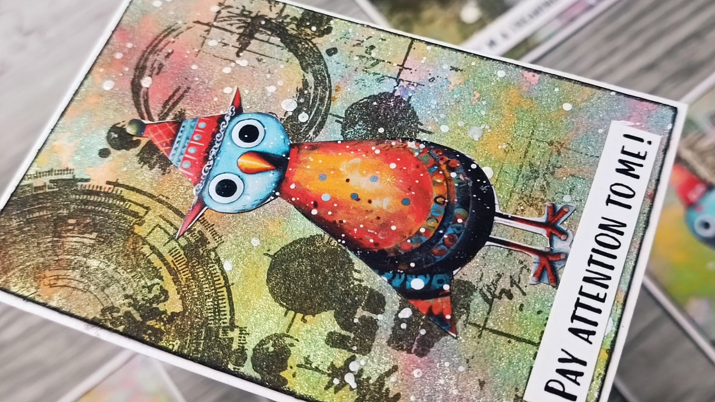 Set of photopolymer stamps- ONCE UPON A TIME