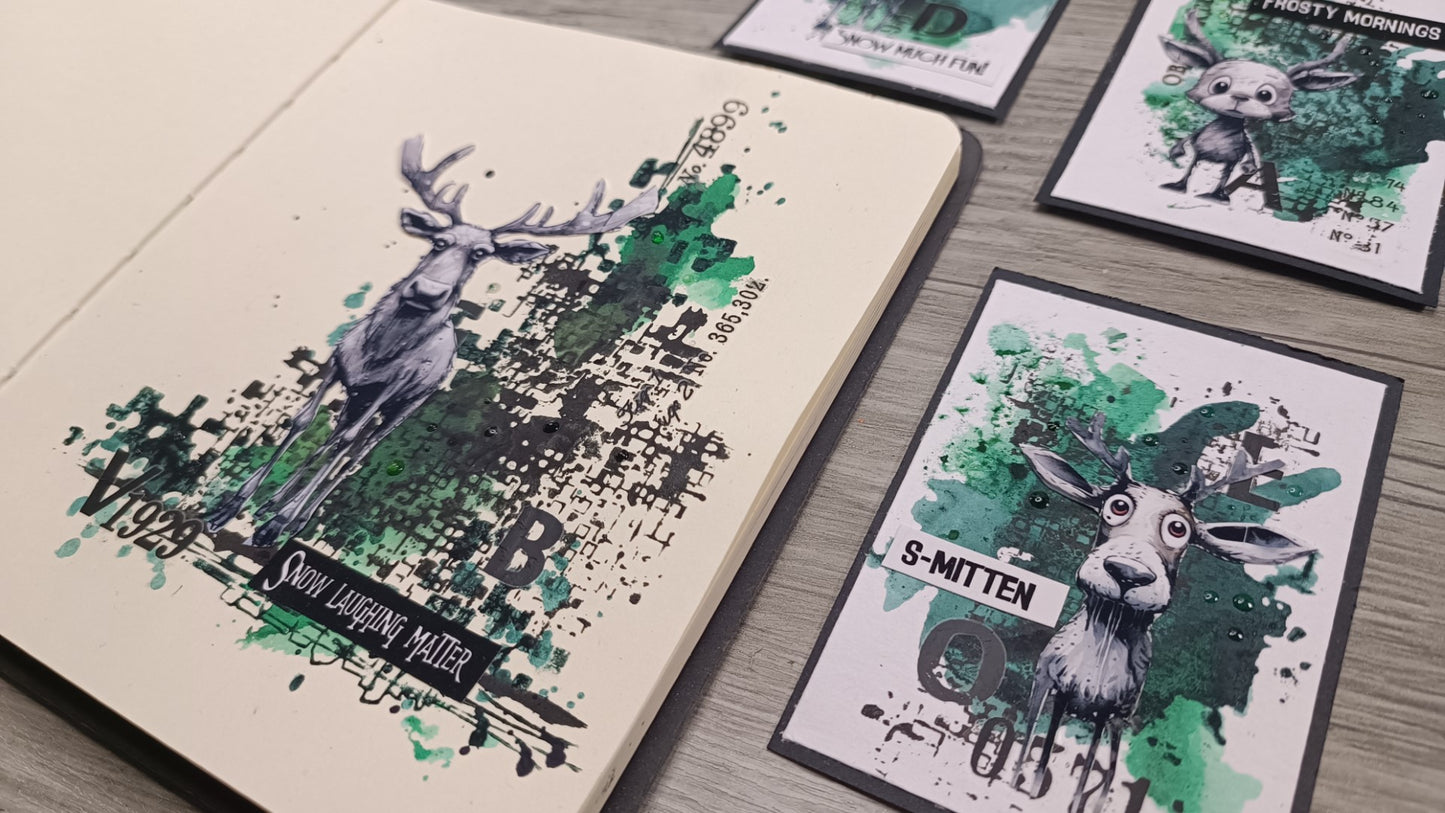 Mixed Media Stencil- GRID