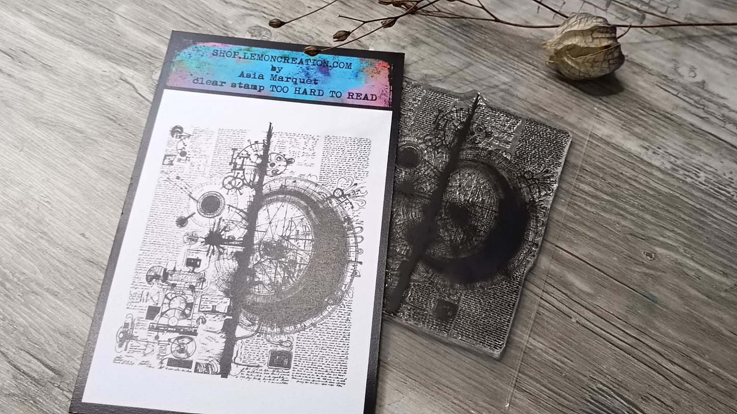 Set of photopolymer stamps-  TOO HARD TO READ