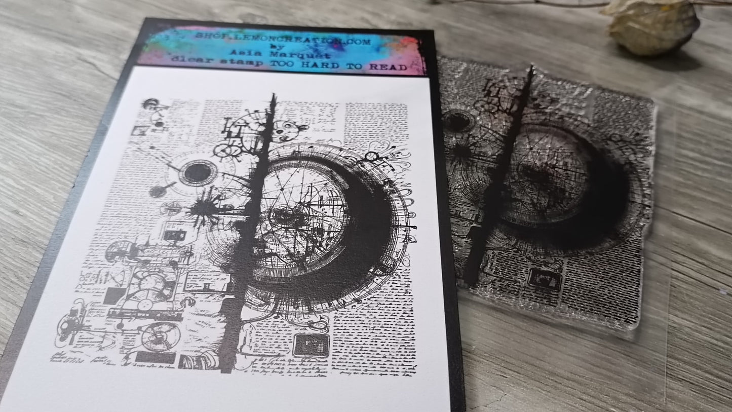 Set of photopolymer stamps-  TOO HARD TO READ