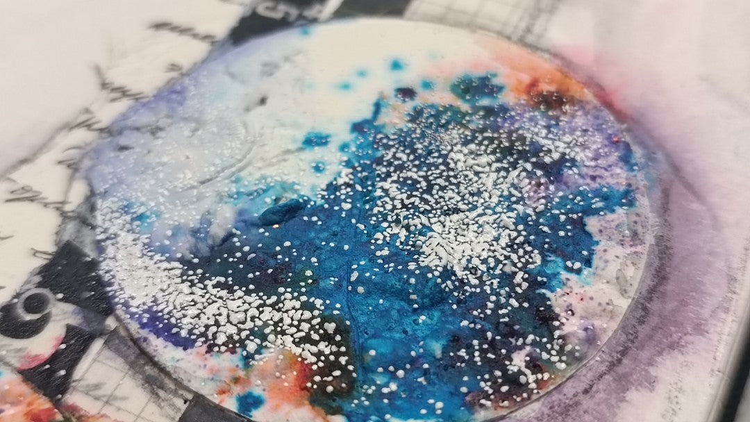 Mixed Media Stencil- OH, THE CIRCLES