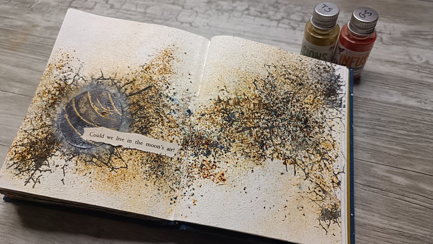 Set of photopolymer stamps- FALLING TO PIECES