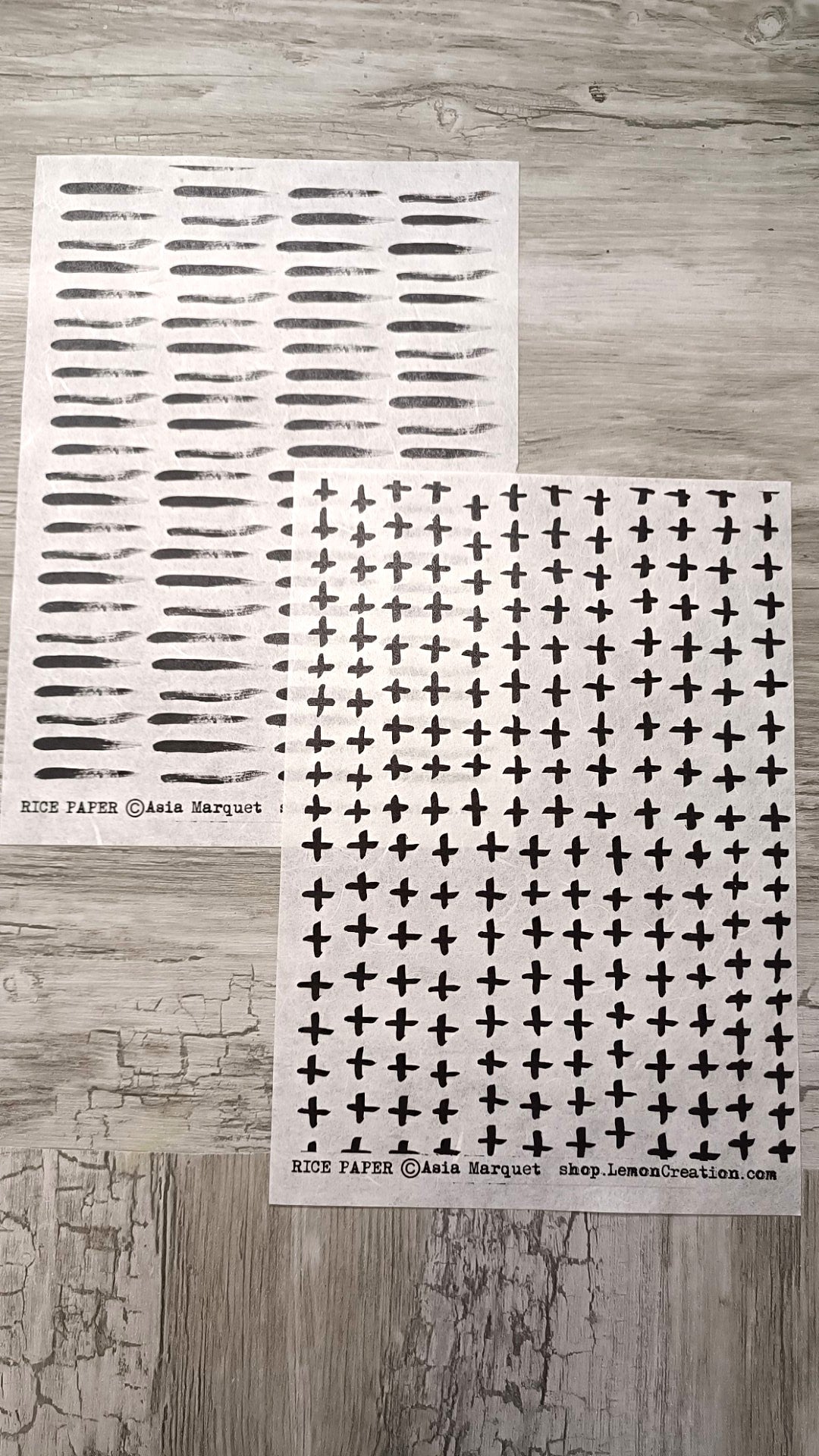 Rice Papers- BLACK collection