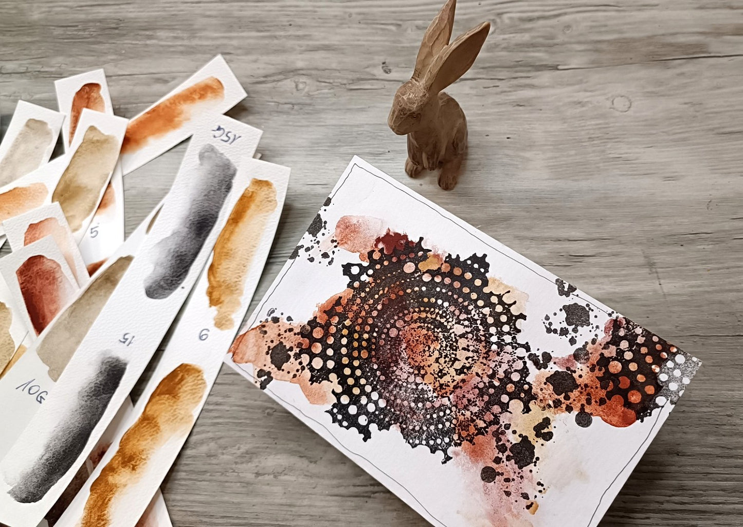 Set of photopolymer stamps- PERFECT MESS
