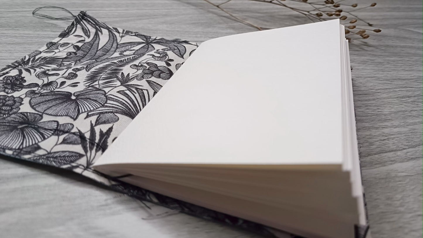 Butterfly art journal with watercolor paper