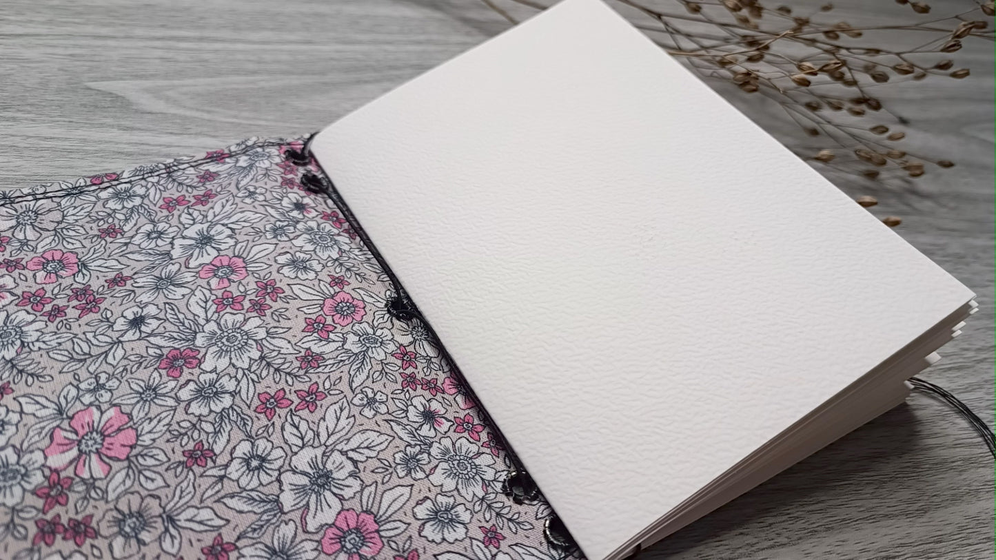 Butterfly art journal with watercolor papers