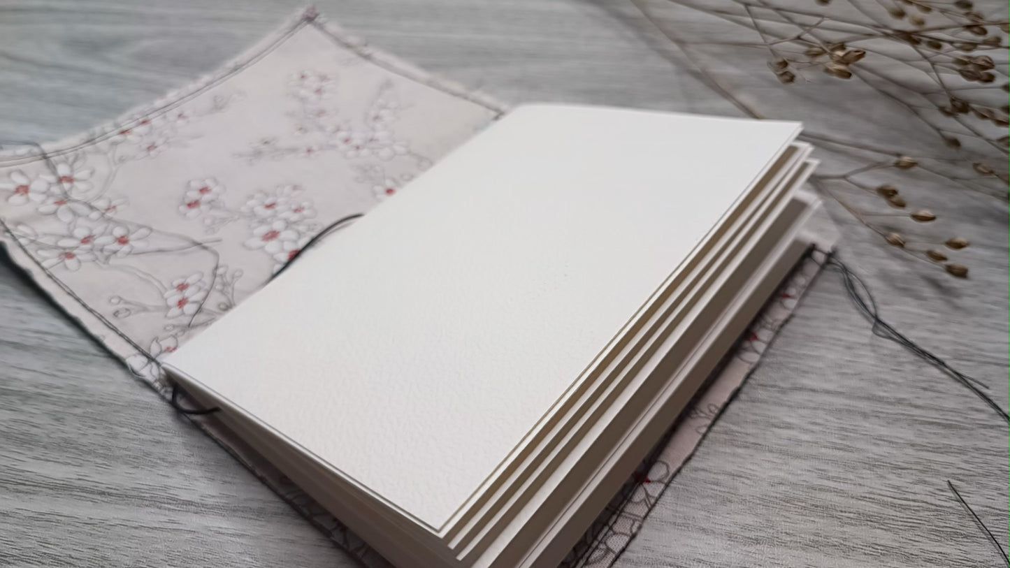 Butterfly art journal with watercolor papers