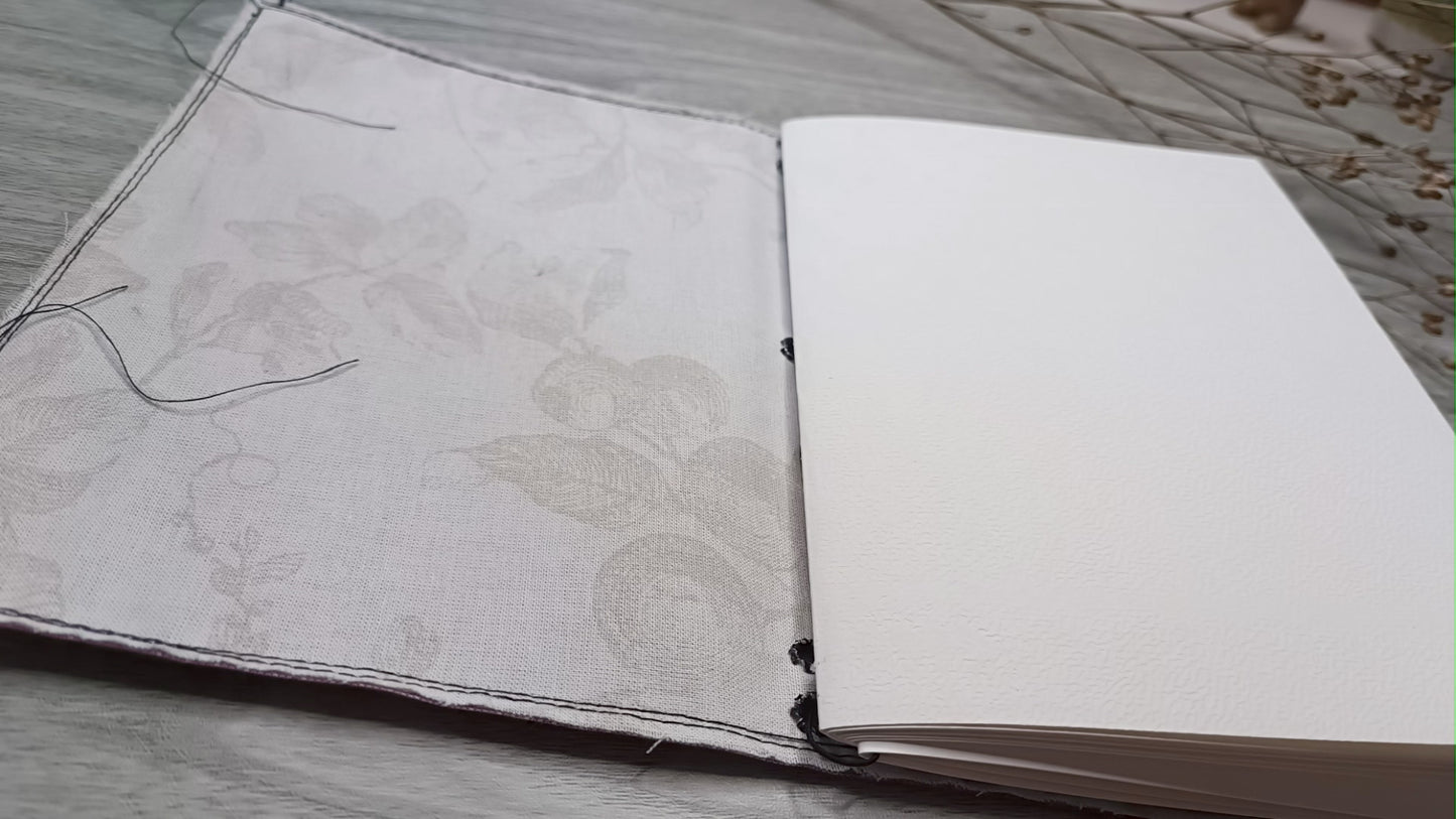 Butterfly art journal with watercolor paper- BIG SIZE