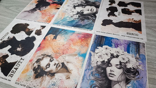 Rice Papers- CORAL collection