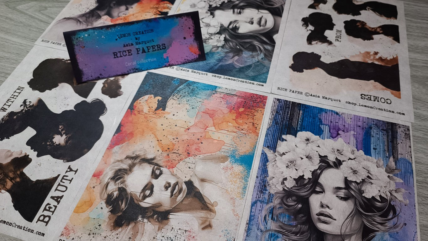 Rice Papers- CORAL collection