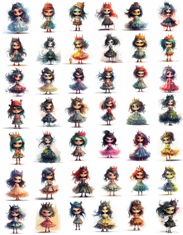 DIGITAL DOWNLOAD FILE- Princess with Attitude