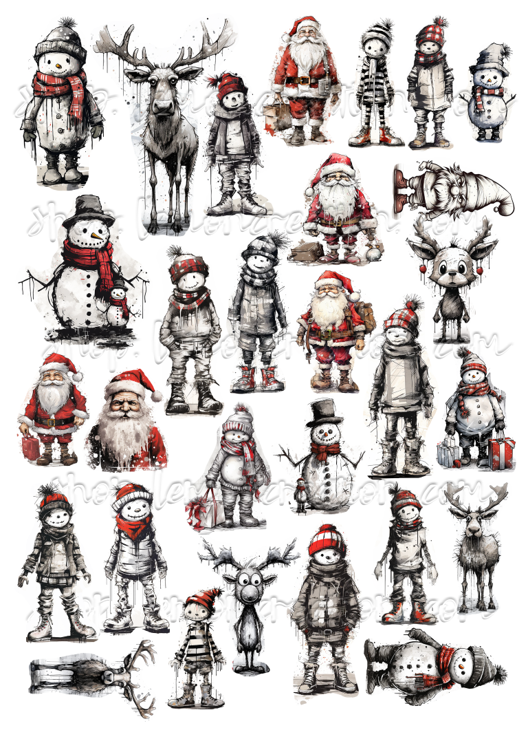 DIGITAL DOWNLOAD FILE- Cute Xmas Mix