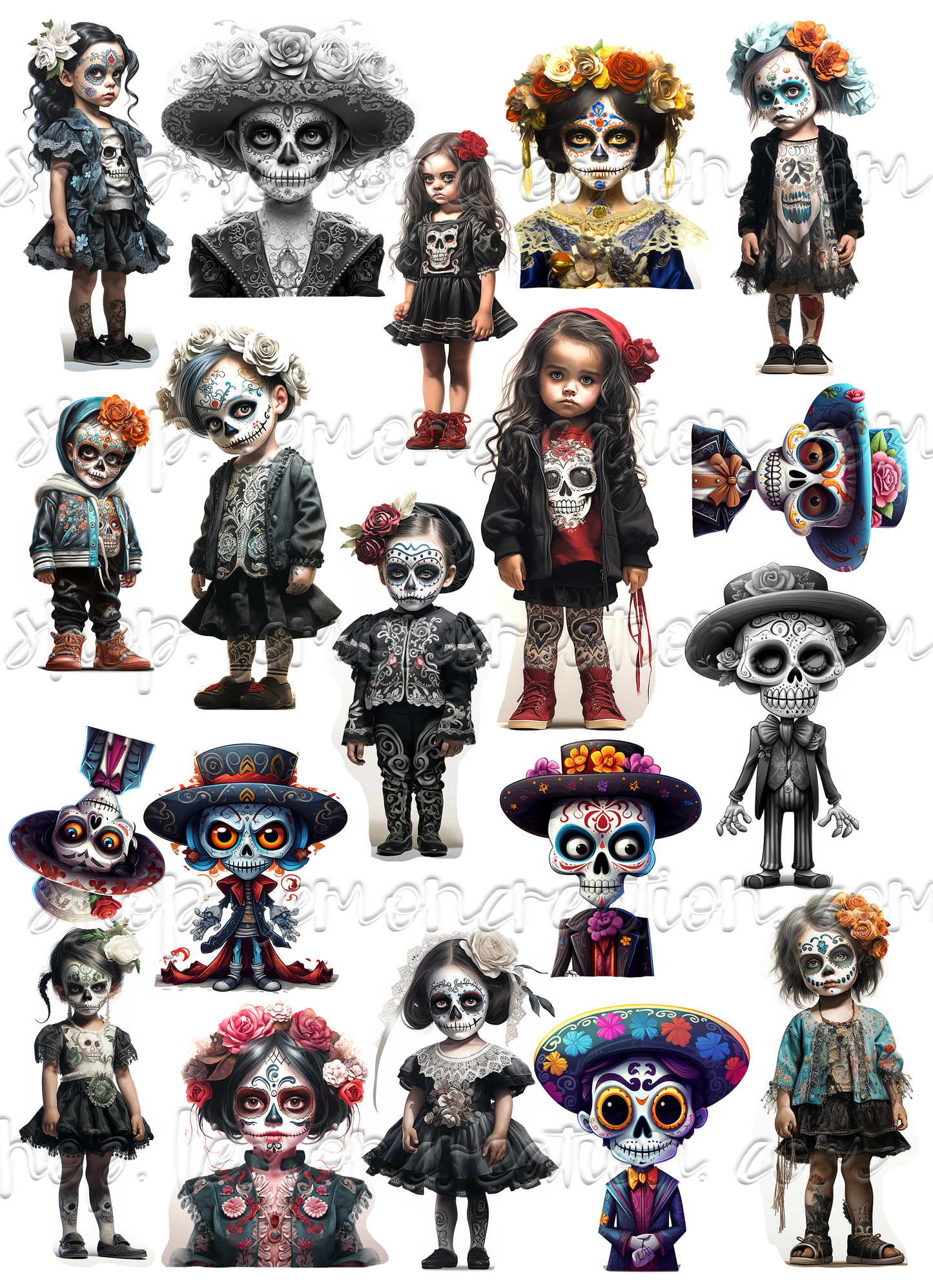 DIGITAL DOWNLOAD FILE- Dia de los Muertos