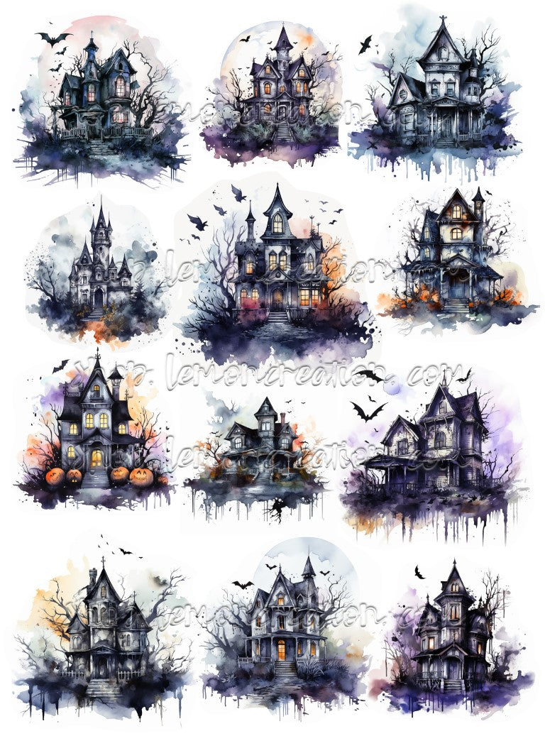 DIGITAL DOWNLOAD FILE- Haunted Manor