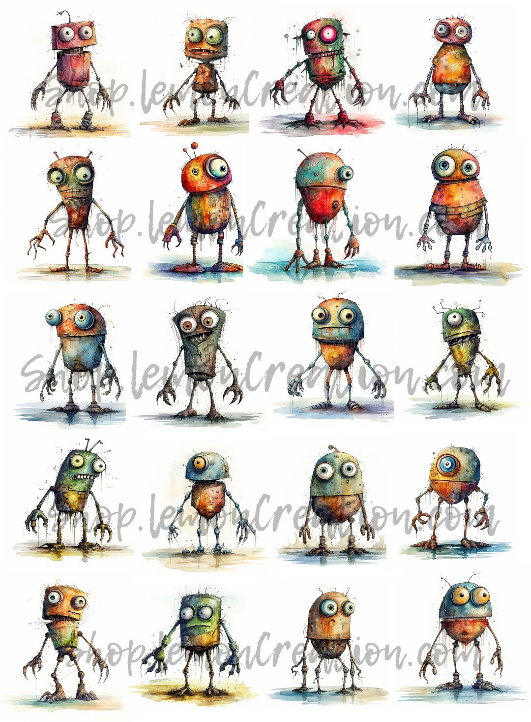 DIGITAL DOWNLOAD FILE- Melancholic Monsters