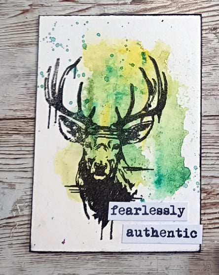 Set of Photopolymer Stamps-  TRULY WEIRD XMAS