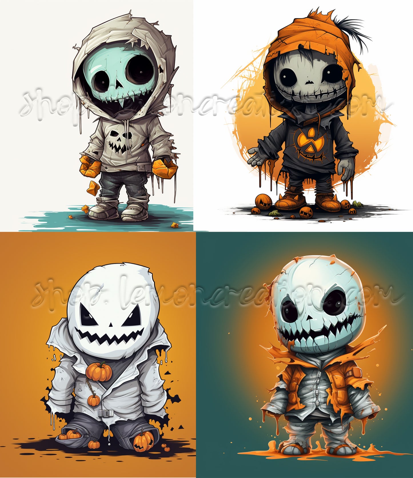 DIGITAL DOWNLOAD FILE- Halloween Weirdos