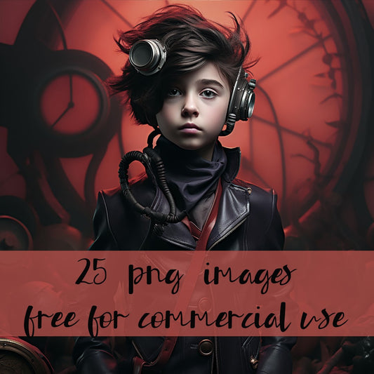 DIGITAL DOWNLOAD FILE- Steampunk Teens