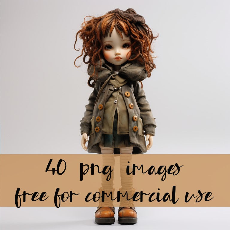 DIGITAL DOWNLOAD FILE-  DOLLS