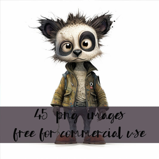 DIGITAL DOWNLOAD FILE- Animals  With a Twist