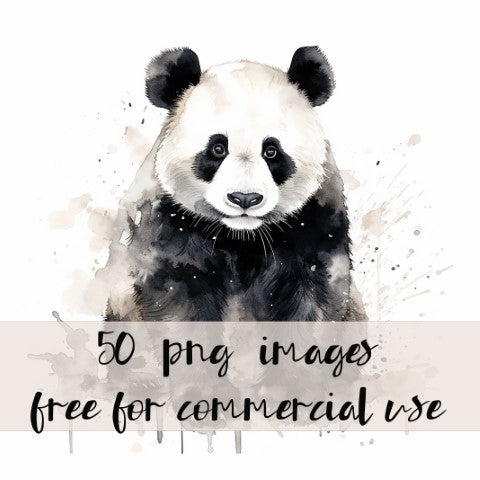 DIGITAL DOWNLOAD FILE- Watercolor Animals