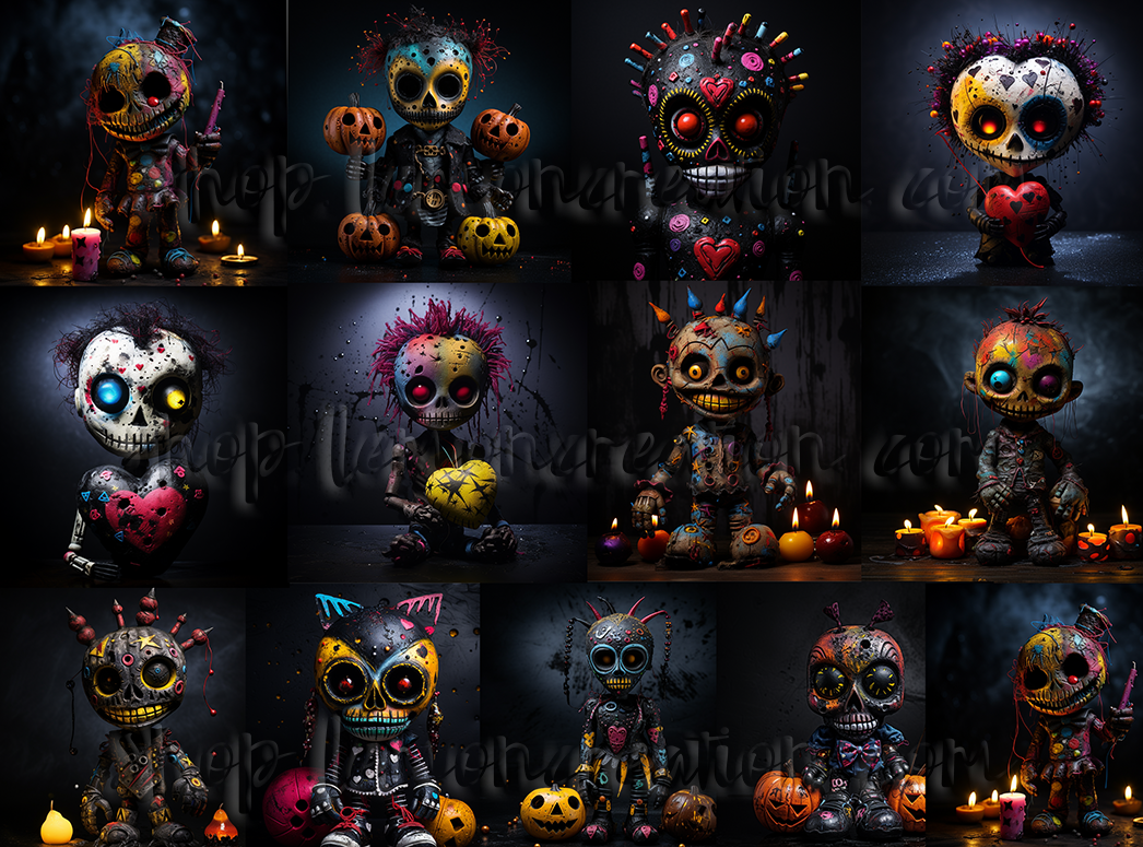 DIGITAL DOWNLOAD FILE - Voodoo Dolls