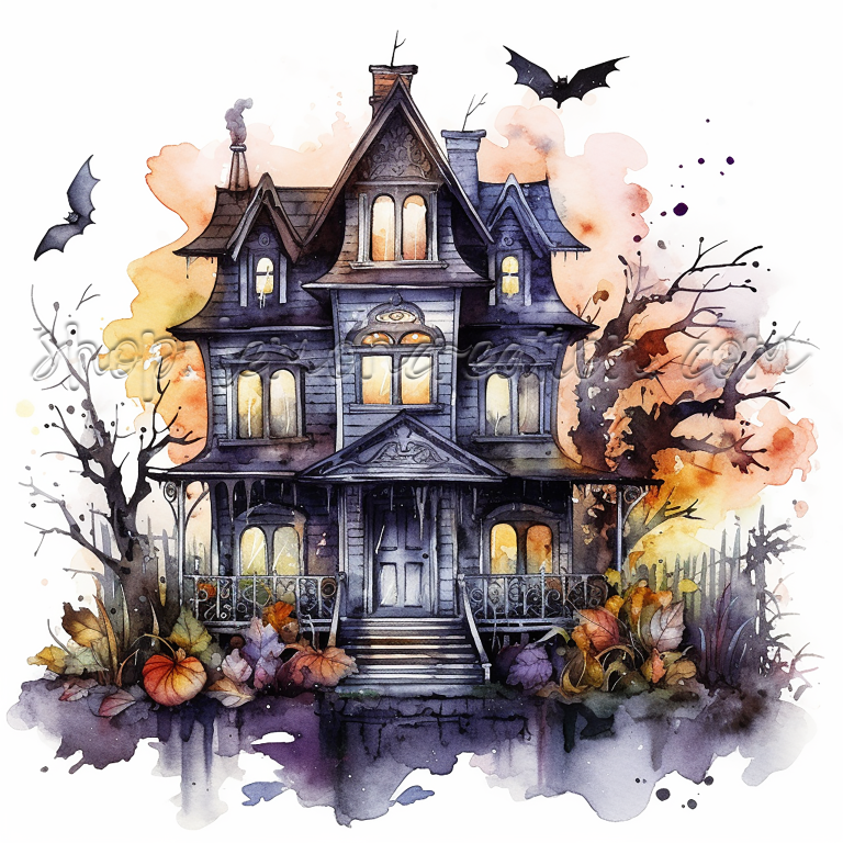 DIGITAL DOWNLOAD FILE- Haunted Manor