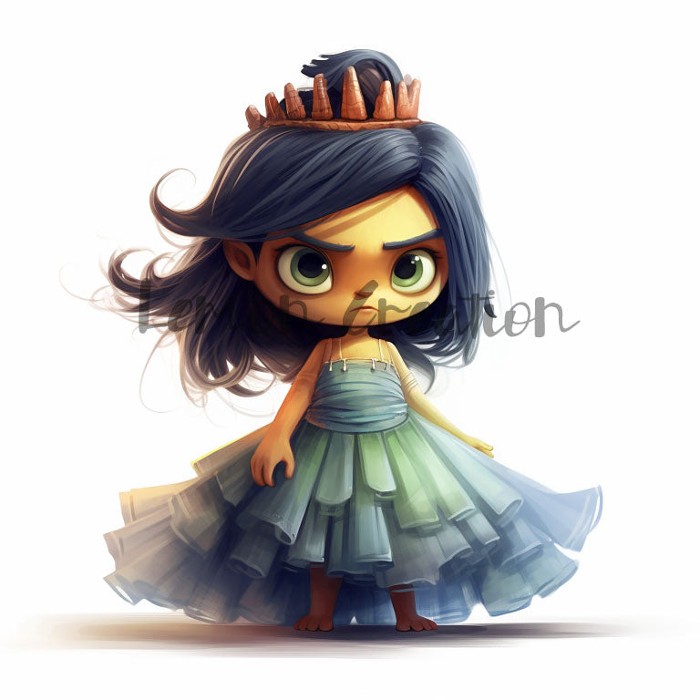 DIGITAL DOWNLOAD FILE- Princess with Attitude