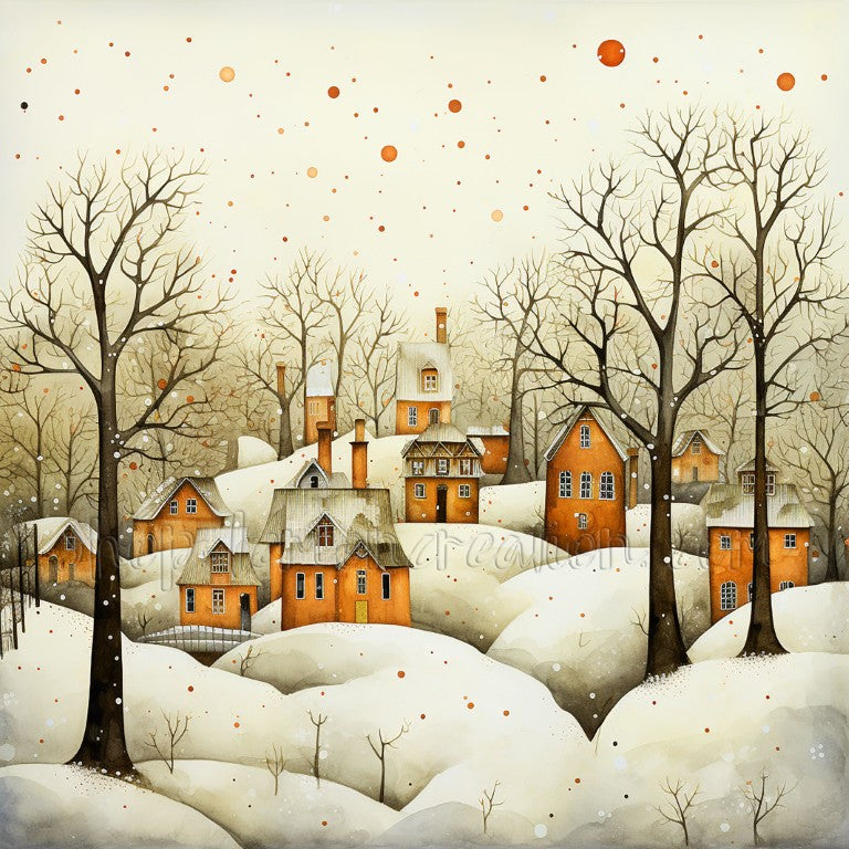 DIGITAL DOWNLOAD FILE- Winter Magical Scenery